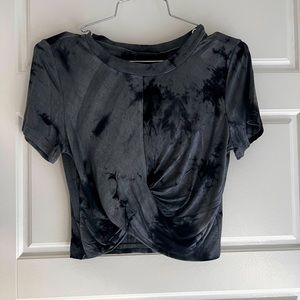 tie dye crop top